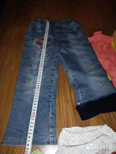 Джинсы на флисе. Вещи пакетом