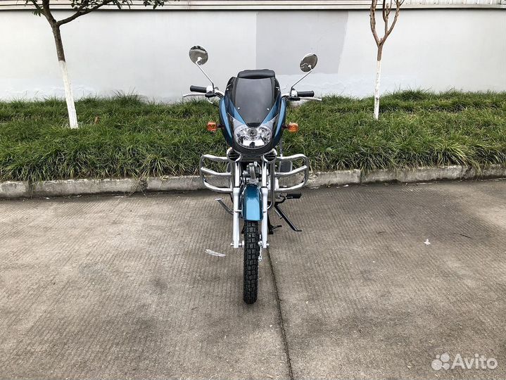 Мотоцикл promax Альфа А сине/черный