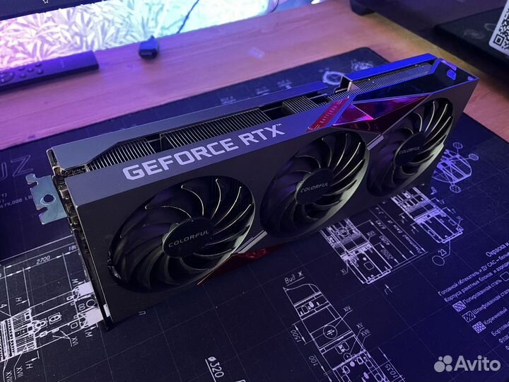 Видеокарта RTX 3050 colorful battle ax