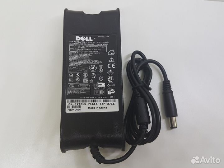 Блок питания для ноутбука Dell 19.5V3.34A (7.4X5.0