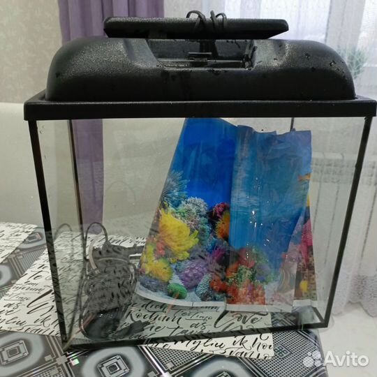 Аквариум 30 литров+фильтр аквариумный