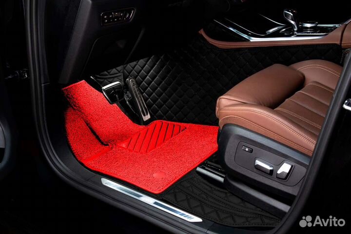 3D Коврики Volvo из Экокожи