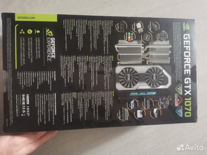 Видеокарта gtx 1070 8gb