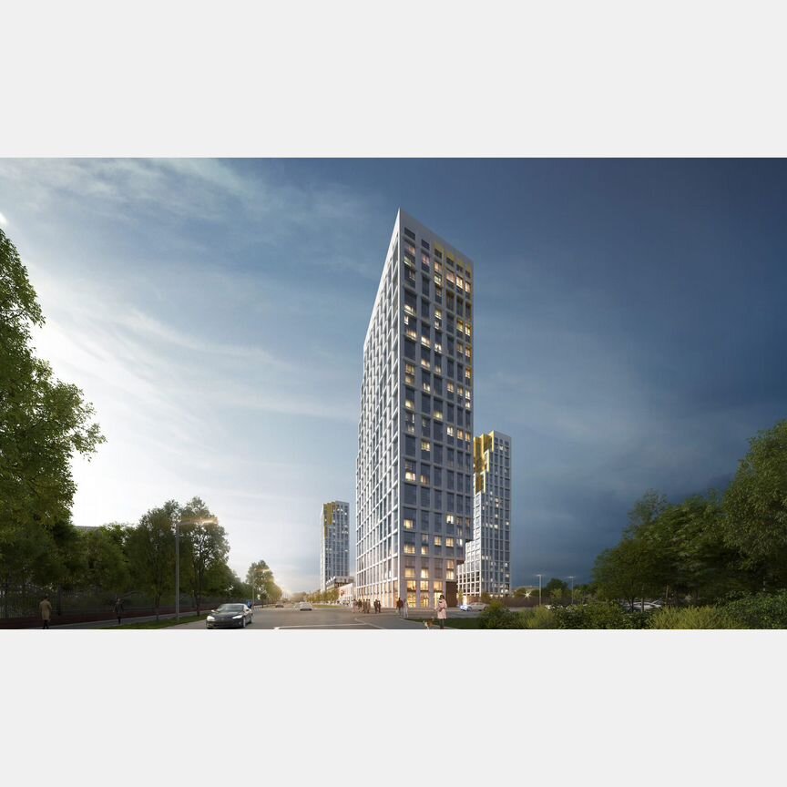 2-к. квартира, 51,9 м², 31/31 эт.