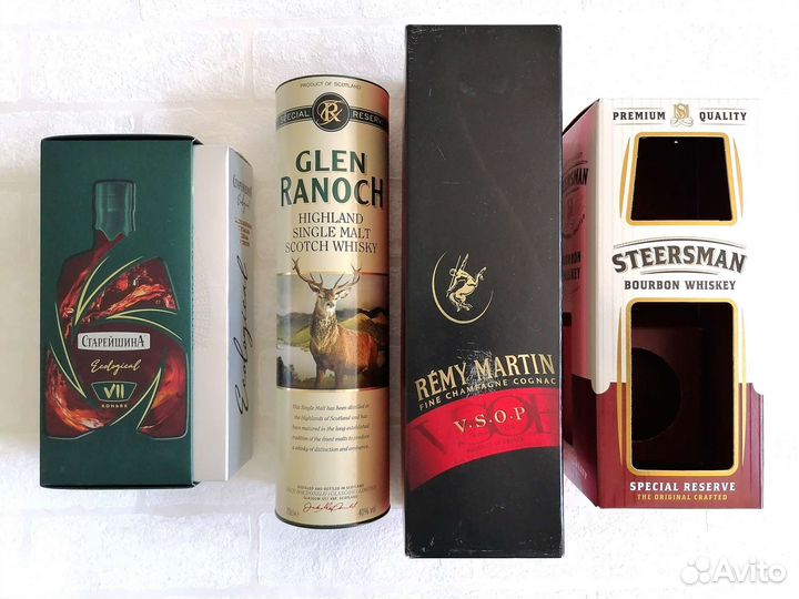 Коробка от виски коньяка