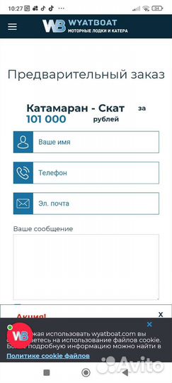 Катамаран скат