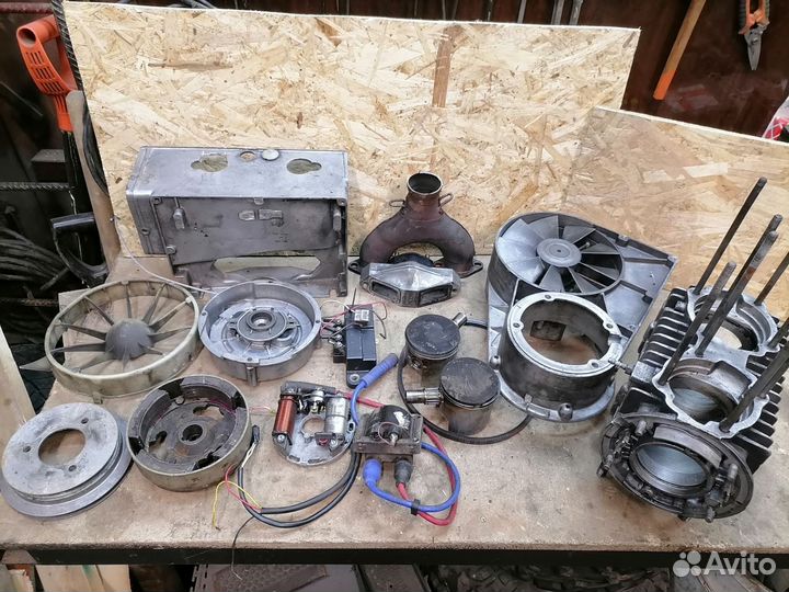 Двигатель на снегоход буран (разбор)
