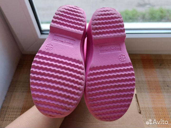 Детские резиновые сапоги 24/25размер