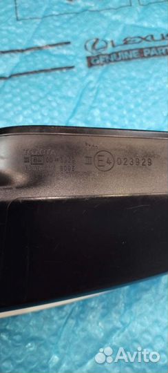 Боковое зеркало рав 4-4 Оригинал белый перламутр