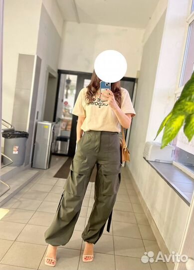 Брюки карго zara