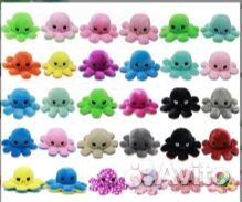 Мягкие игрушки осьминожка перевертыш