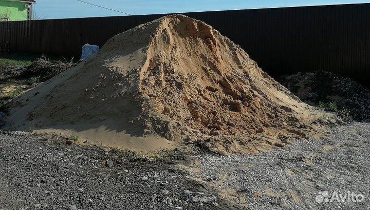 Песок строительный, супесь, суглинок с доставкой