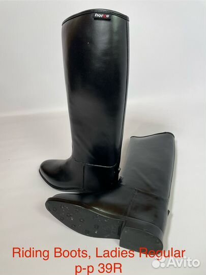 Сапоги резиновые для верховой езды новые