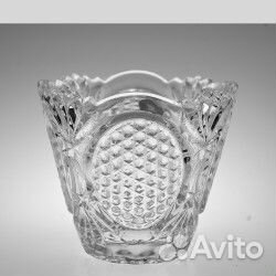 Хрустальный салатник ба-463 h-120 d-135