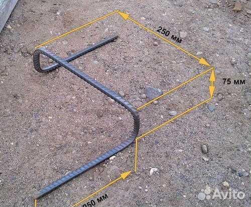 Изготовление хомутов для фундамента,колон,сваи