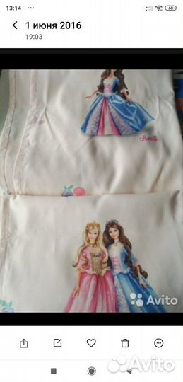 Шторы для девочки, барби матовый атлас