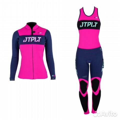 2104501 Женский гидрокостюм и куртка Розовый XS