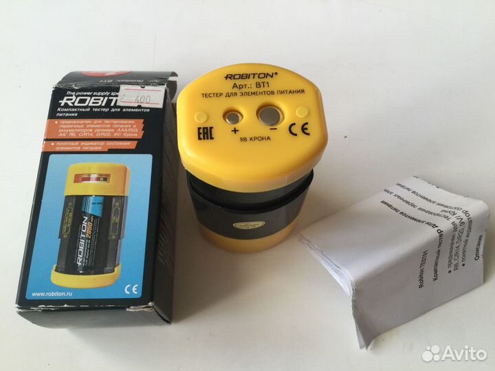 Тестер для батареек
