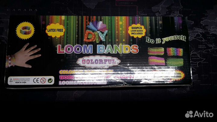 Loom bands набор для плетения браслетов из резинок