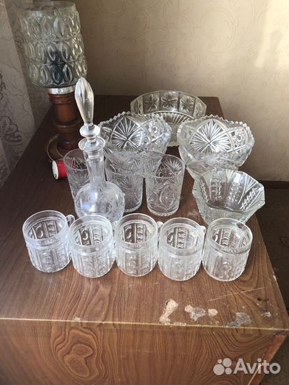 Хрустальная посуда СССР