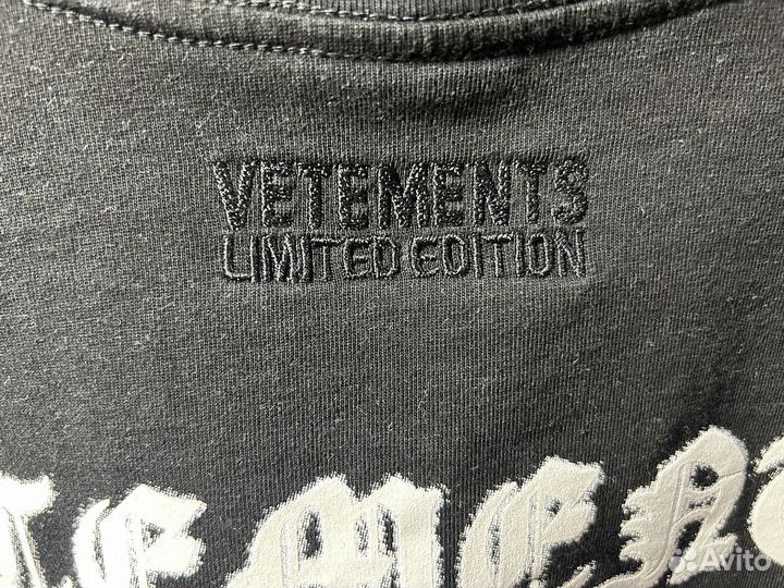 Футболка vetements анархия