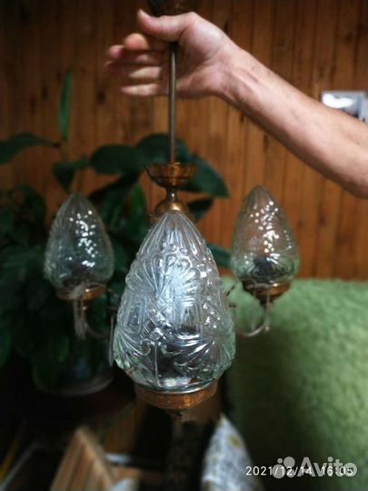 Люстра сталинский ампир винтаж плафоны шишки