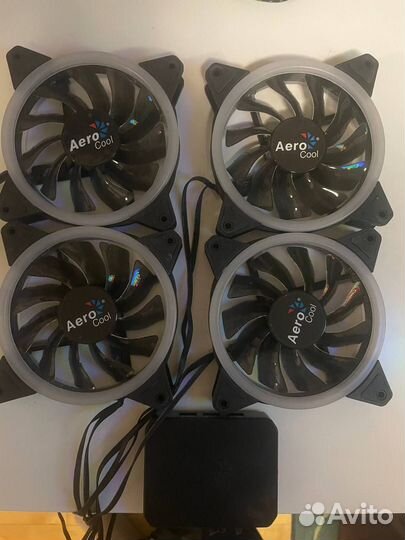 Вентиляторы Aercool Rev RGB + контроллер