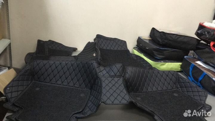 3D Коврики Infiniti QX80 Высокие Борта Экокожа