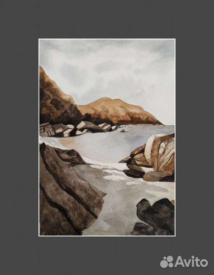 Картина акварель 