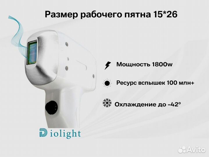 Диодный лазер для эпиляции diolight UltraOne