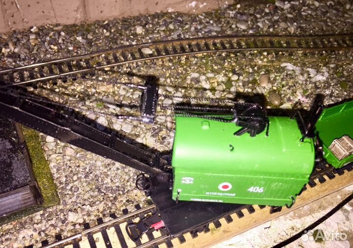 Модель железной дороги1:87. Грейферный экскаватор