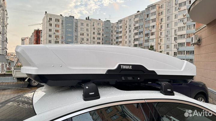 Бокс thule Motion XT XL 500л + релинги thule наBMW
