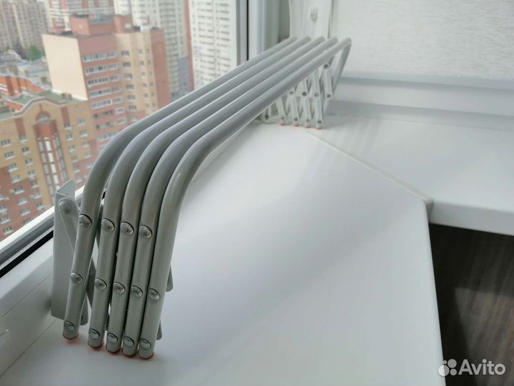 Раскладная сушка белья на стену ширина 60см