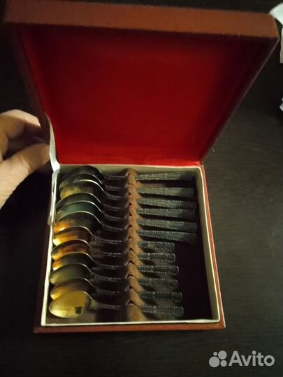 Набор ложек мельхиоровый