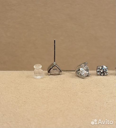 Серьги стиль Cartier 3 пары комплект