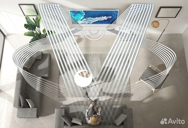 Samsung HW-S801B/RU ультратонкий белый саундбар