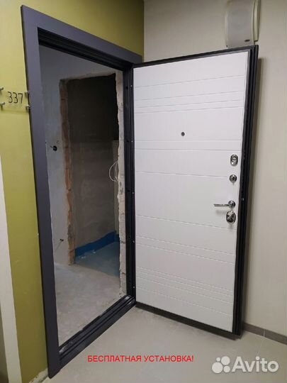 Дверь входная в квартиру с установкой