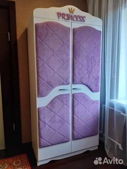 Детский шкаф с мягким фасадом