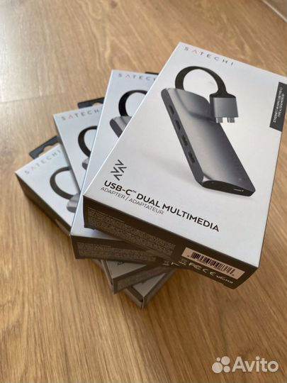 Adapter Satechi Type-C Dual Новый Оригинал