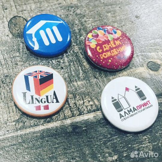 Изготовление значков, магнитов, брелков