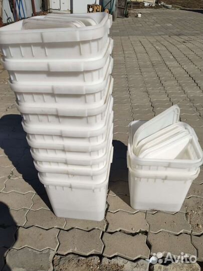 Куботейнеры 23л б/у, ведра 10.20.32 литра
