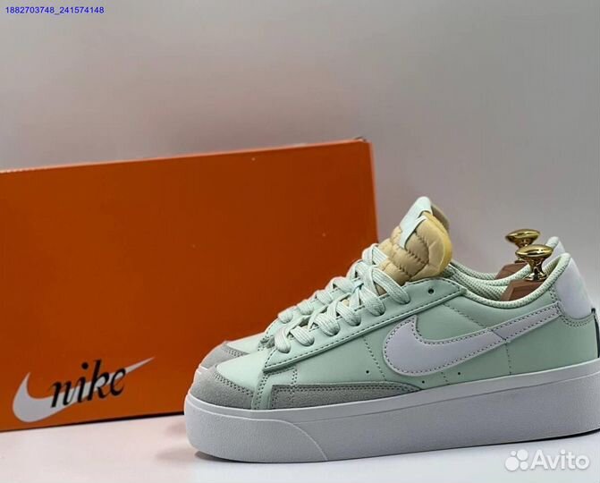 Кроссовки Nike Blazer Low Platform Barely женские