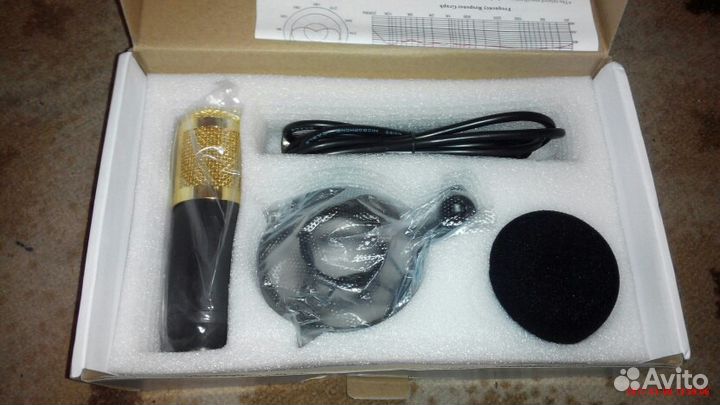 Качественный конденсаторный микрофон BM-800 новый
