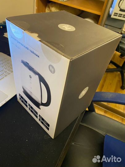 Чайник электрический hi, стекляный