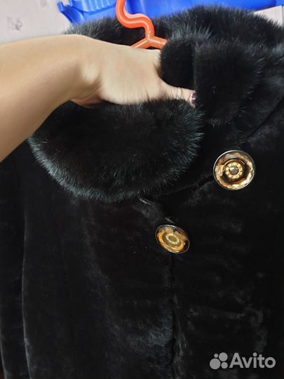 Шуба женская натуральная мутон. Новая