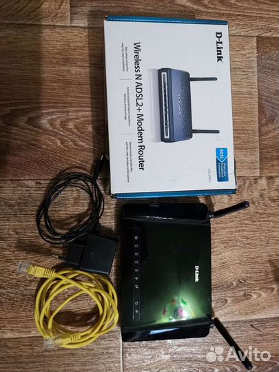 Продаю Adsl модем D-Link DSL-2740U Wi Fi роутер