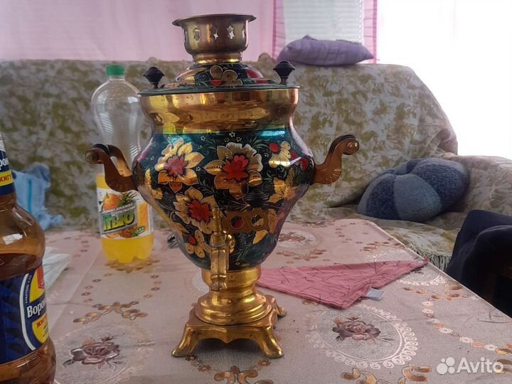 Самовар электрический расписной