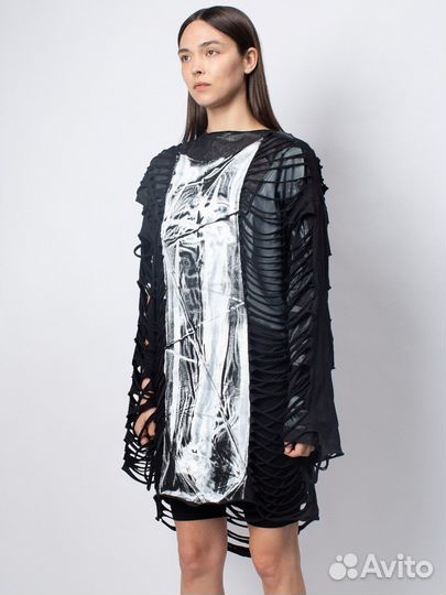 Лонгслив-платье - Фонтан -S