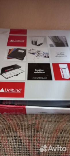 Термопереплетчик Unibind XU 138 с обложками