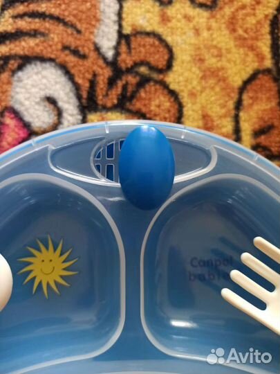 Термотарелка на присоске детская